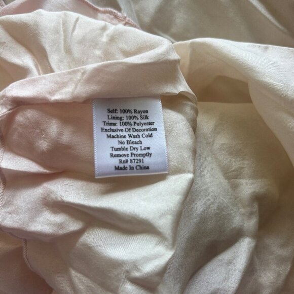 Johnny Was 100% Silk Floral Dress Women's Size Small - Picture 14 of 15